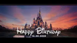 誕生日ディズニーオープニング