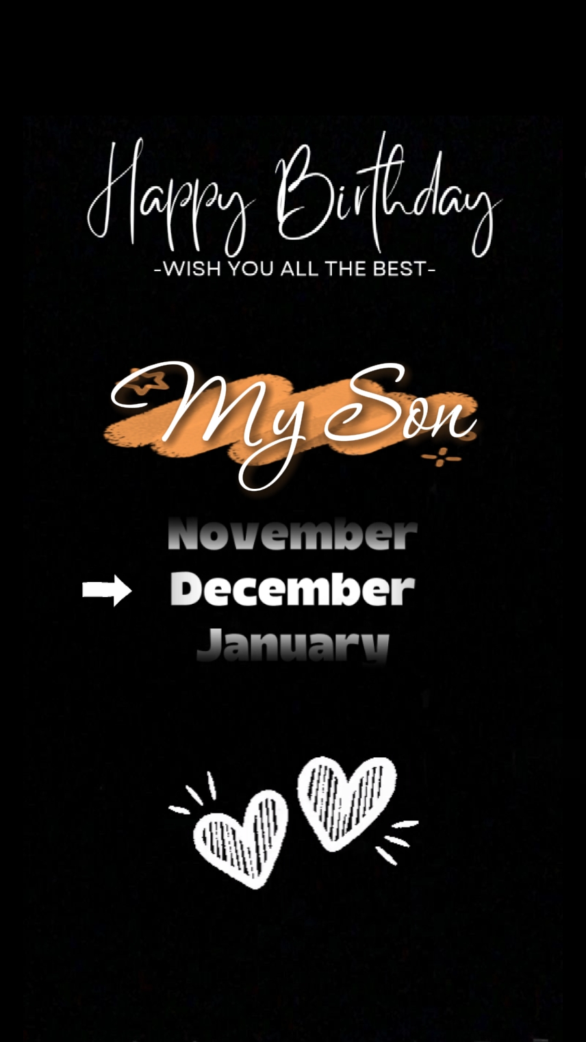 Birthday My Son