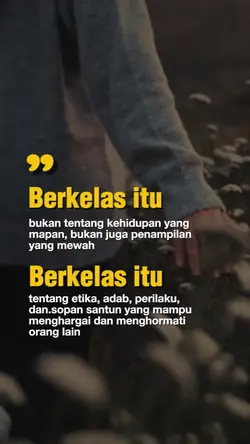 Berkelas itu
