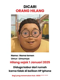 dicari orang hilang