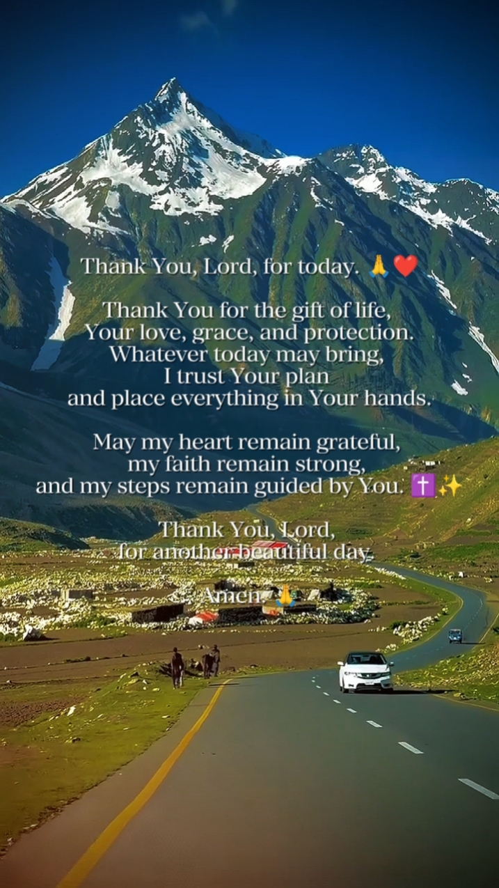 THANK YOU FOR TODAY
