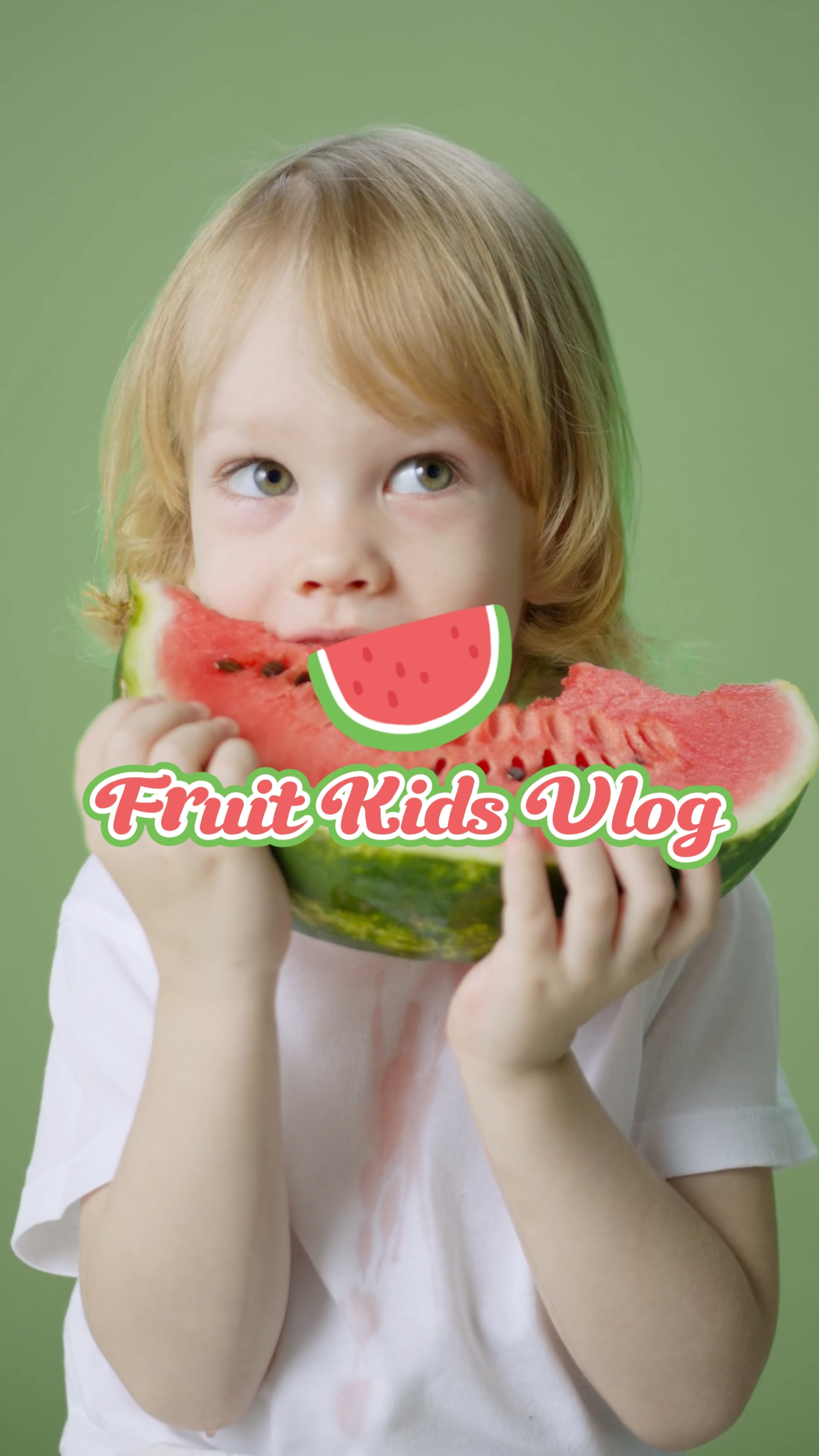 Vlog de niños de frutas