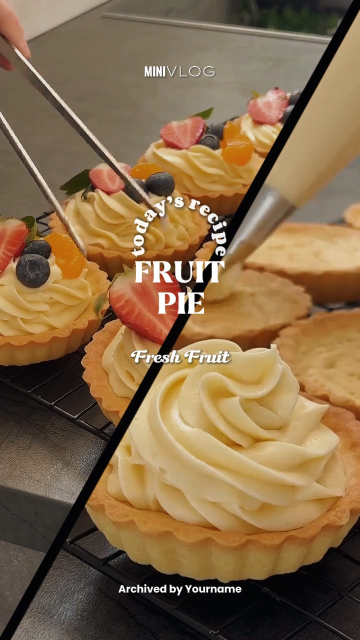 VLOG: PIE DE FRUTAS