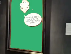 king painting deface