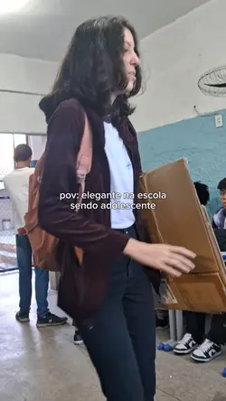 elegante na escola