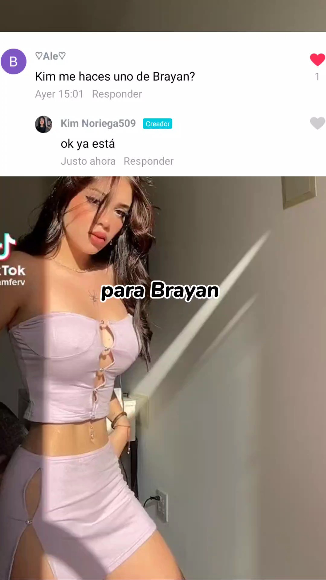 ya hermosa aquí está