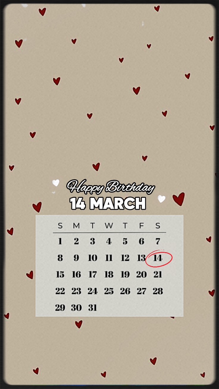 ANNIVERSAIRE DU 14 MARS 