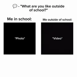 Me outside of school