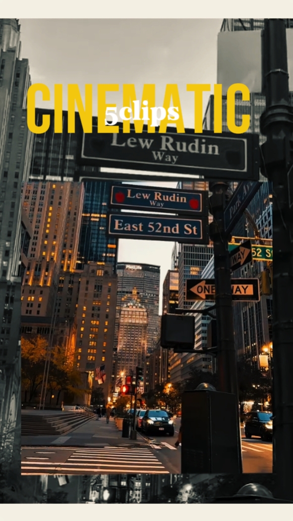 CINÉMATIQUE 5 clips 