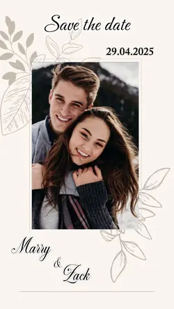 Wedding invitation