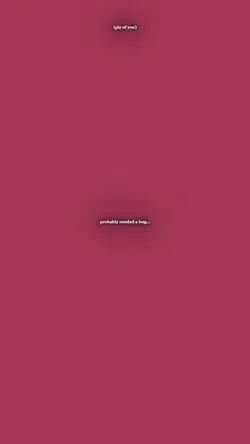 prob needed a hug…