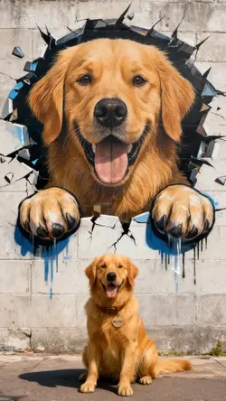Pet 3D PawGraffiti-D