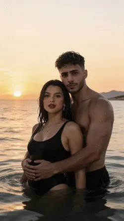 Couple BomanticBeach