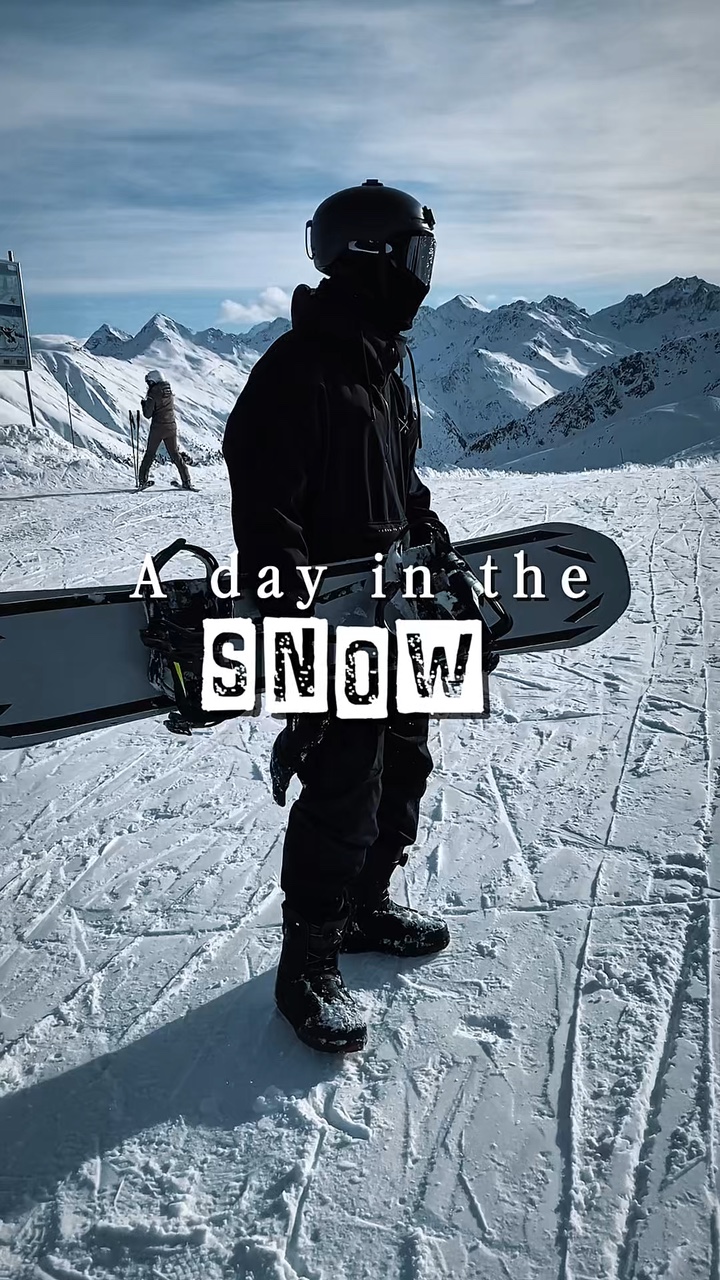 Une journée dans la neige 