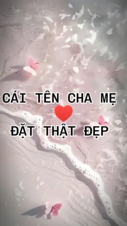 ý nghĩa của cái tên 
