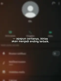 ikhlas akan menjadi