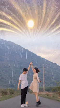Đú trend phun nước