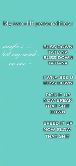 buss down tatiana