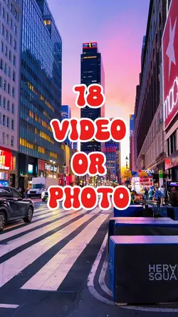 18 video or photo  