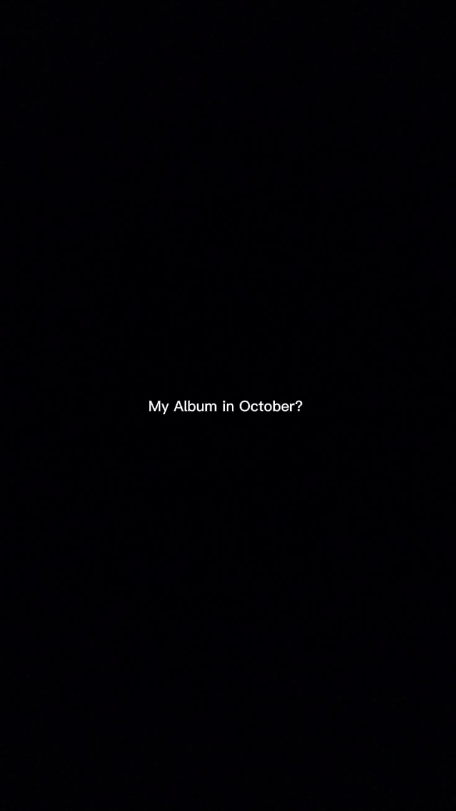 my album in October
