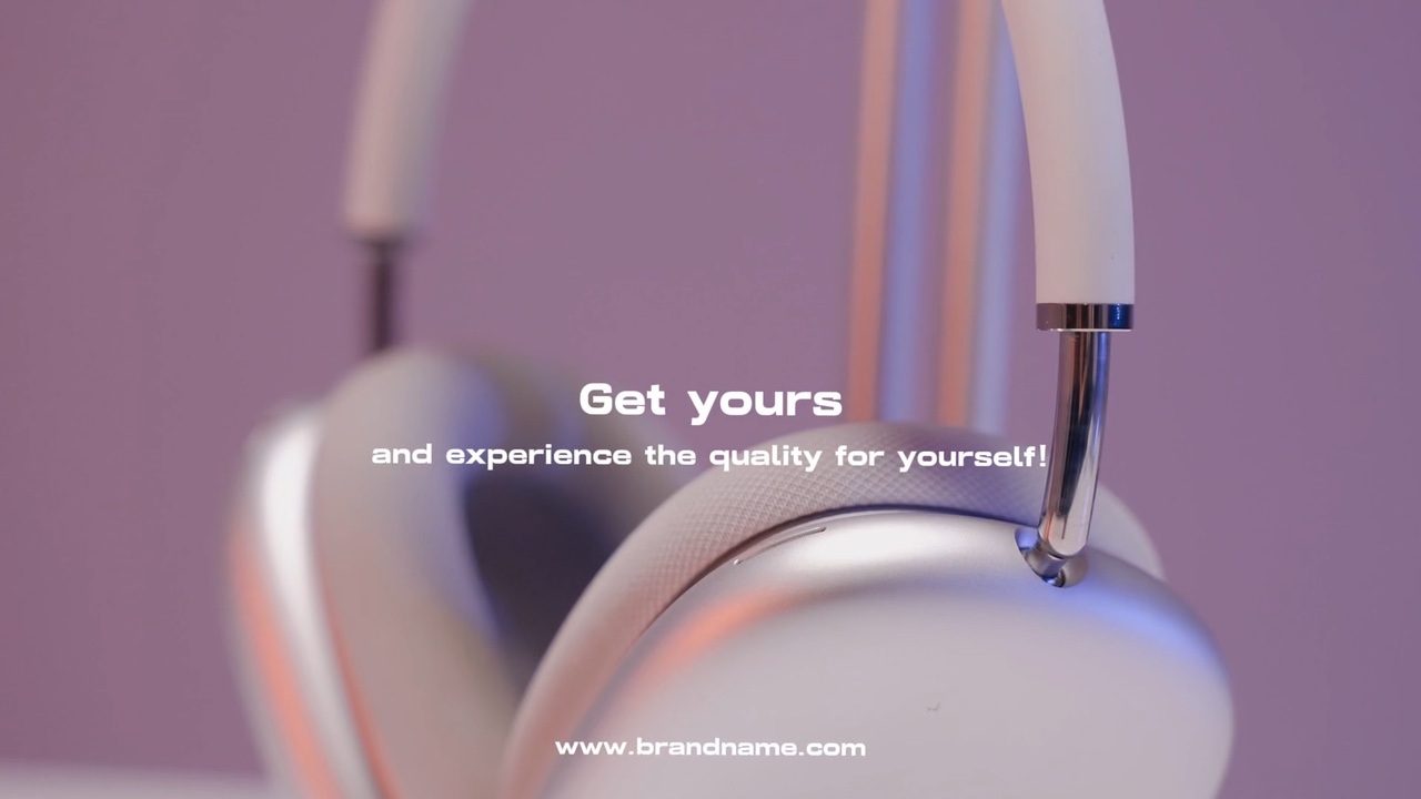 Headphone Product Display Promo Ads