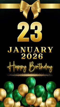 Birthday 23 Jan 2026