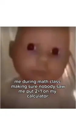 me during math class