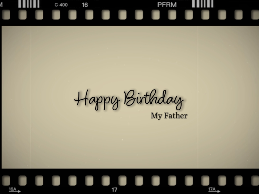 Geburtstag Mein Vater