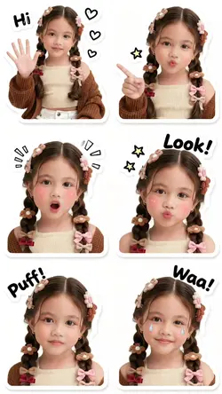 STICKER CUTE TREND 
