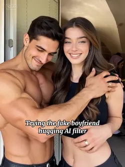 AI HUGGING BOYFRIEND
