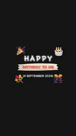 HBD 4 SEPTEMBER 2024