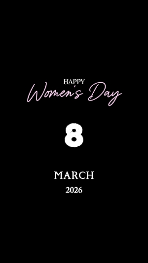 Feliz dia das mulheres 