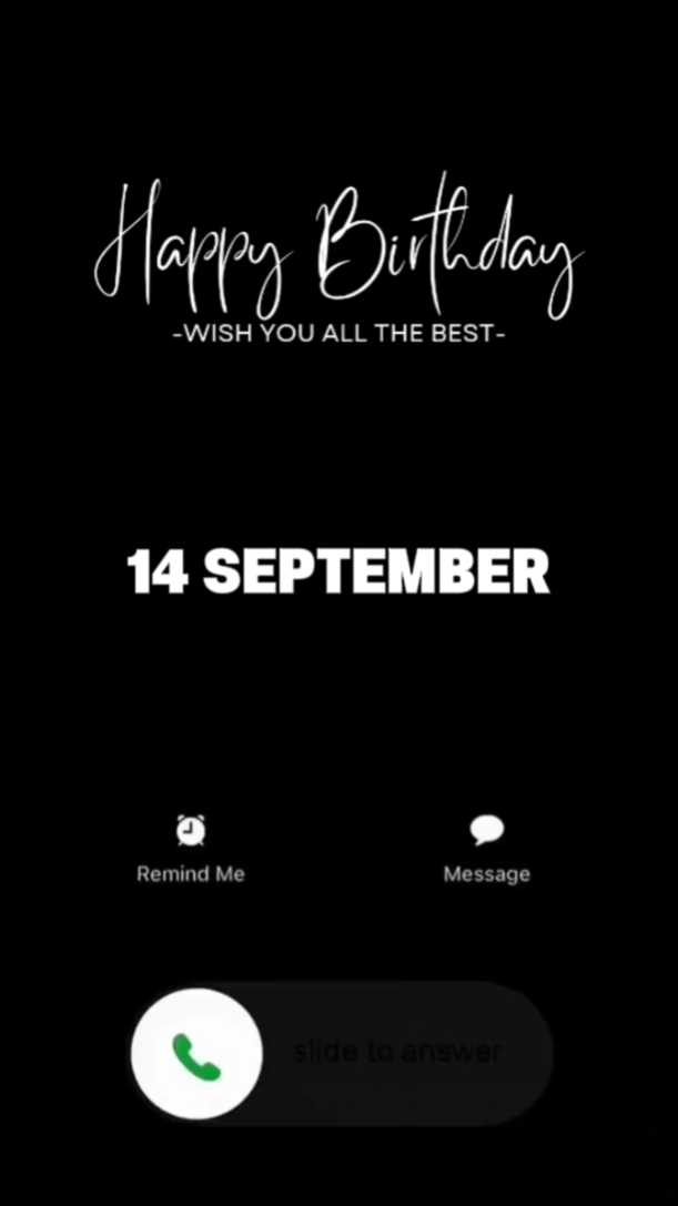 14 SEPTEMBER BDAY