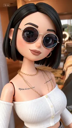 Boneca Fofa 3D