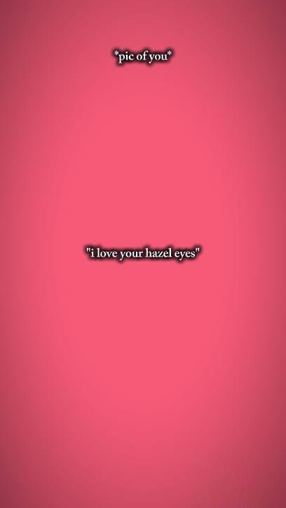 je t'aime oeil noisette