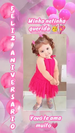 Parabéns minha neta