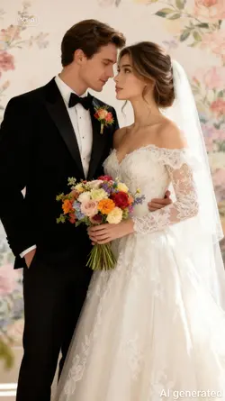 ghép hình cưới AI