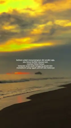untuk diriku,maaf