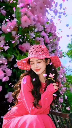 Among the flowers