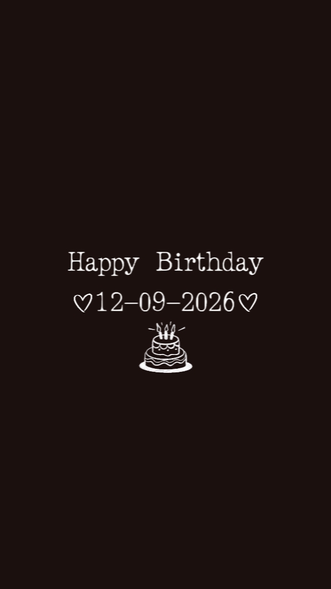 HBD 12 SEPTEMBER 