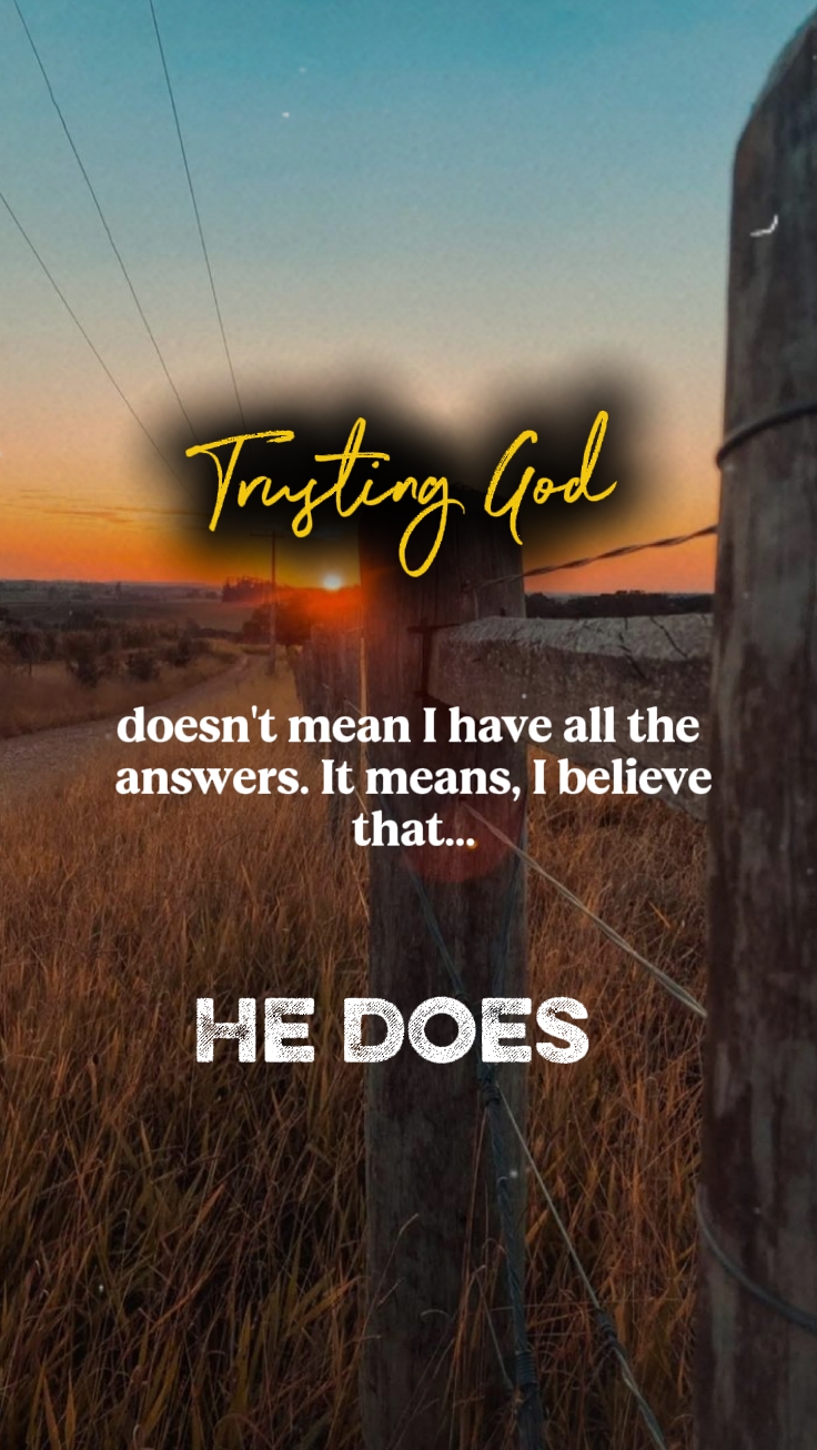 Confiando em Deus