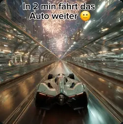 In 2 min fährt Auto 