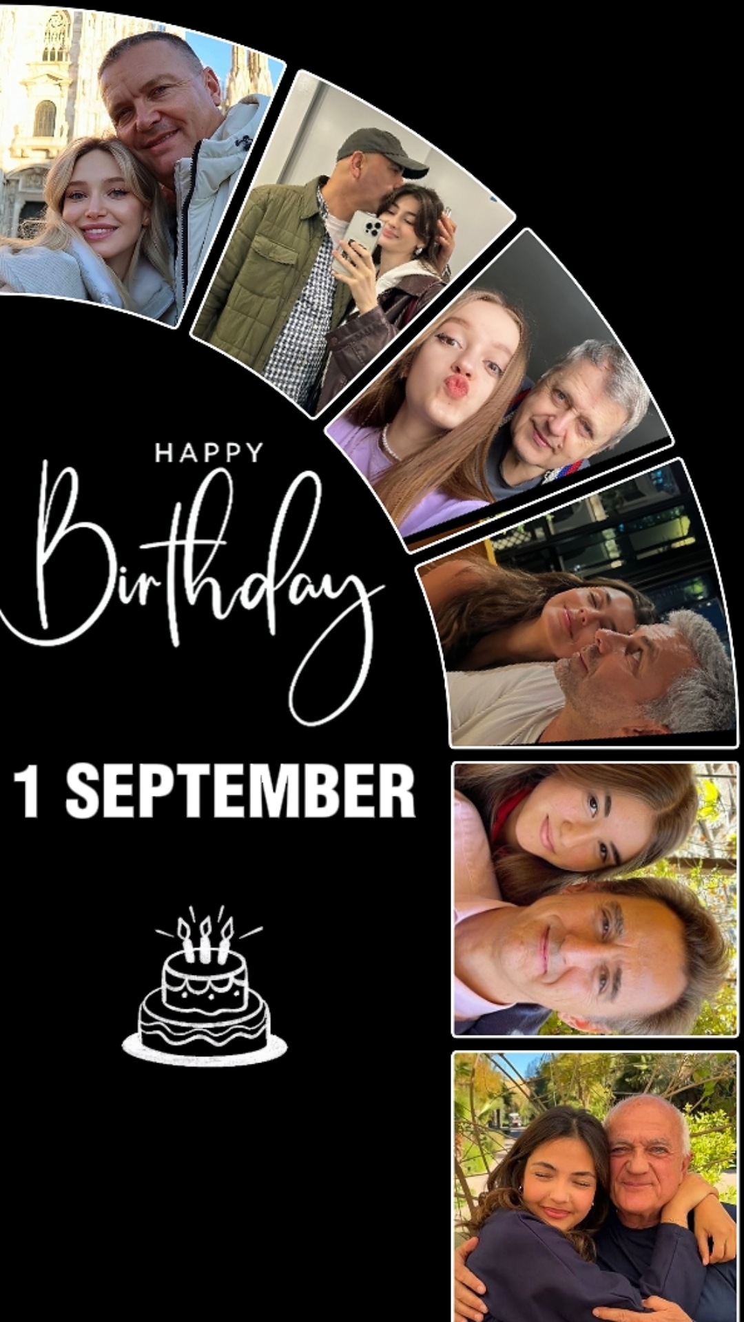 HBD DADY 1 SEPTEMBER