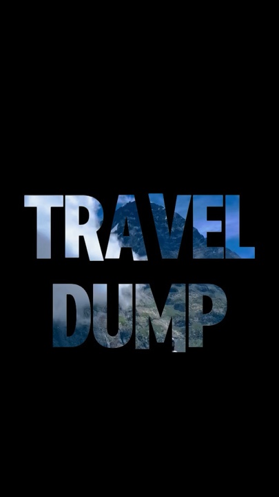 Vlog de despejo de viagem