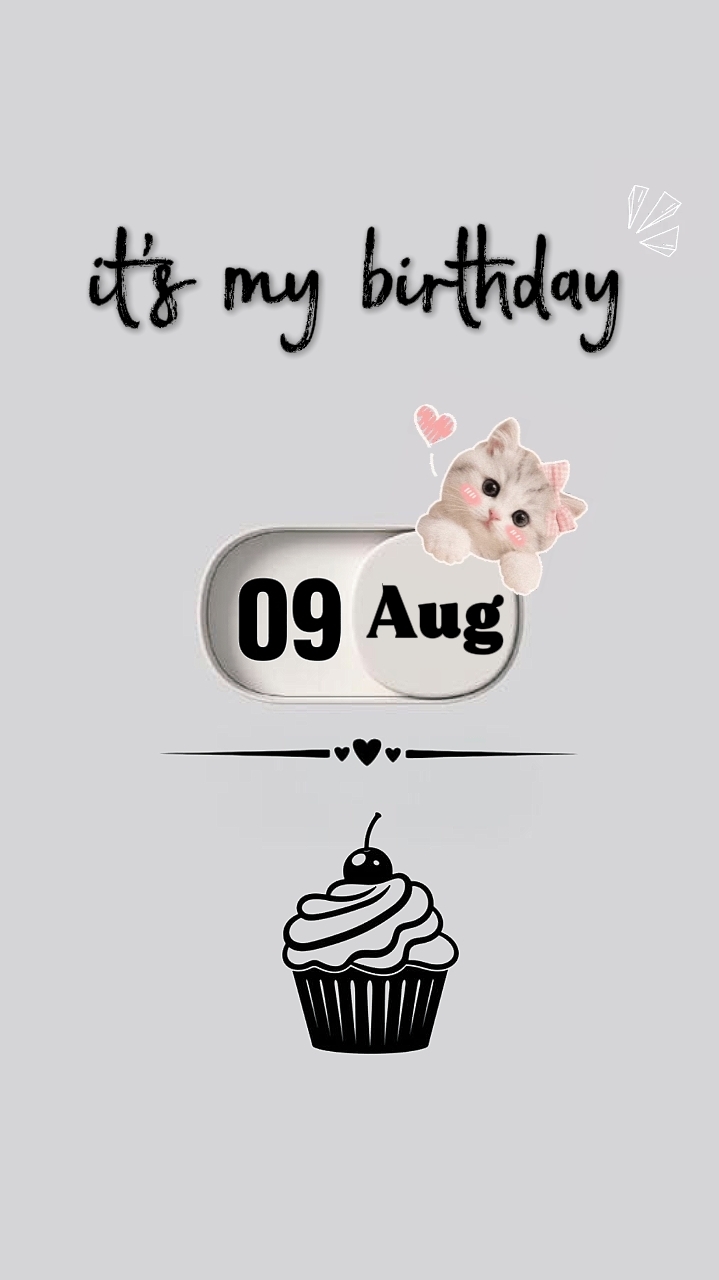 MEIN GEBURTSTAG 9 AUGUST