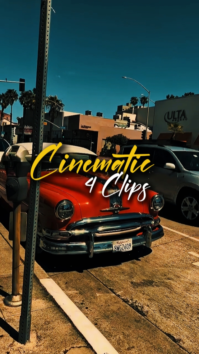 4 clips cinématiques 