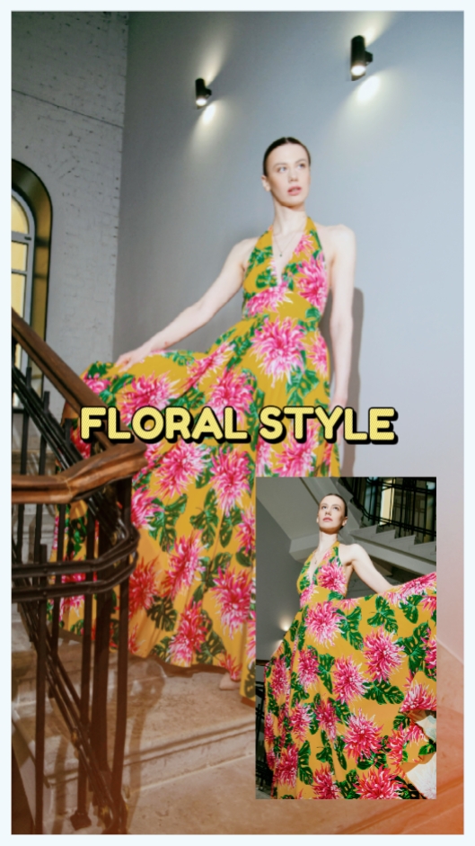 5. floral style