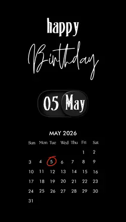 BIRTHDAY 05 MAY