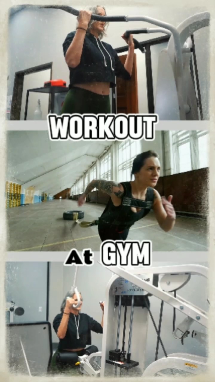 Treino na academia