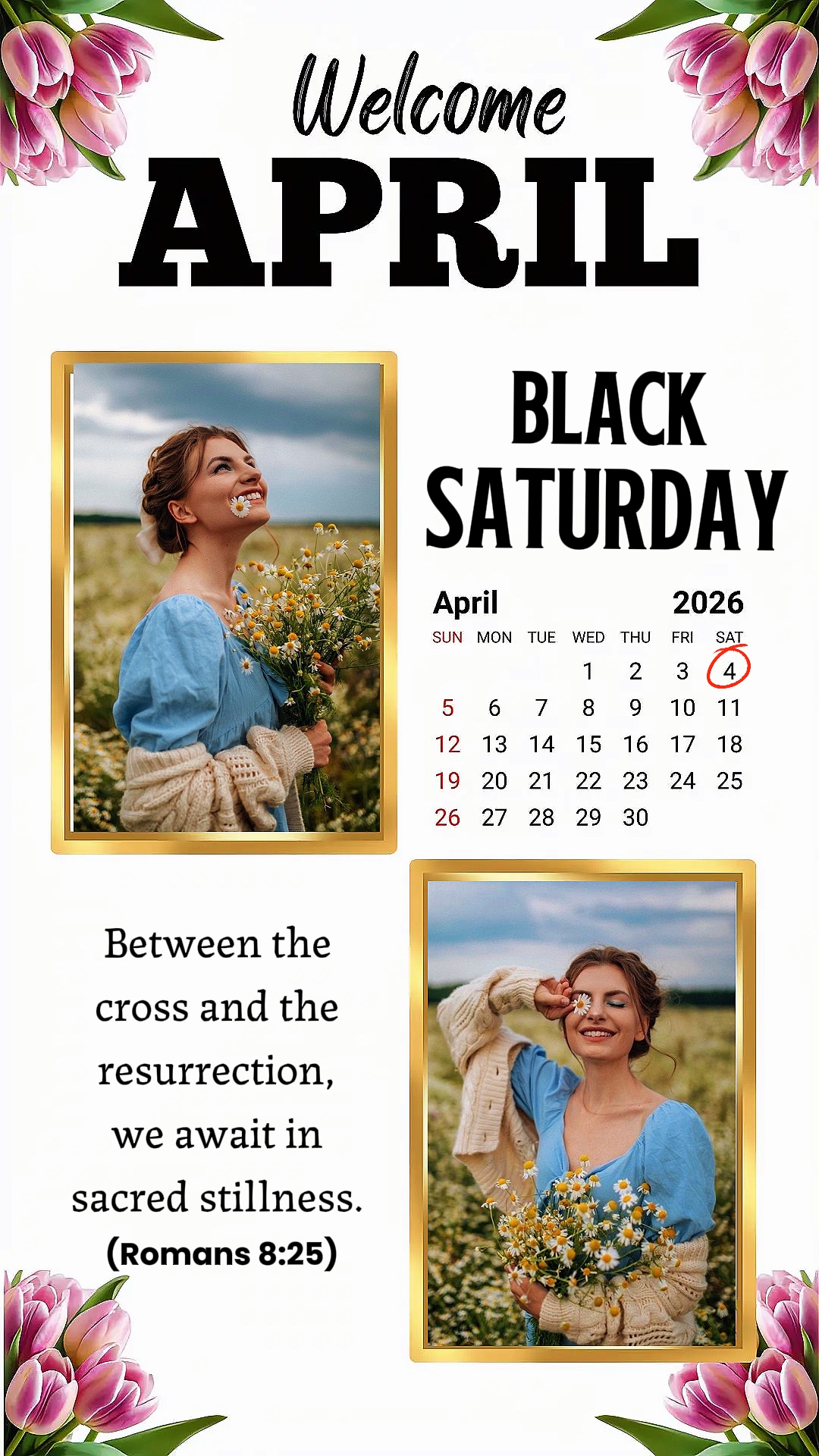 SATURDAY 4 April2026